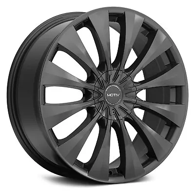 Motiv 436B MARGIN Wheel 17x7.5 (42 5x108 73.1) Black Single Rim • $280.72