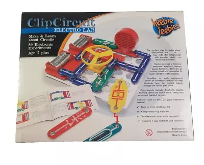 Clip Circuit Electro Lab Kit Heebie Jeebies Science Electronic Experiments Toy • $1