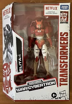 Elita-1 Transformers Autobot War For Cybertron Netflix Deluxe Class Figure • $25