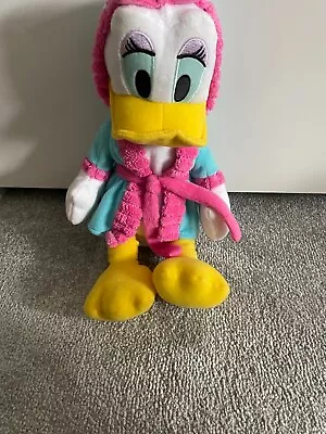 Disney Daisy Duck In Dressing Gown Soft Toy Plush • £5