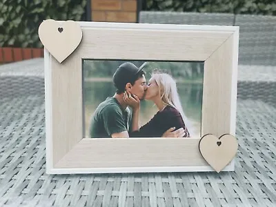 £12.99 • Buy Love Heart Photo Frame Picture Frame Wedding Anniversary Boyfriend Girlfriend
