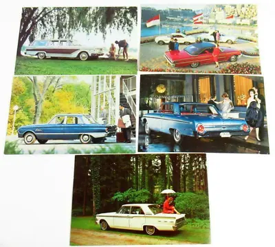 5 Vintage Ford Dealer Issued Automobile Advertising Postcards - Unused • $6.99