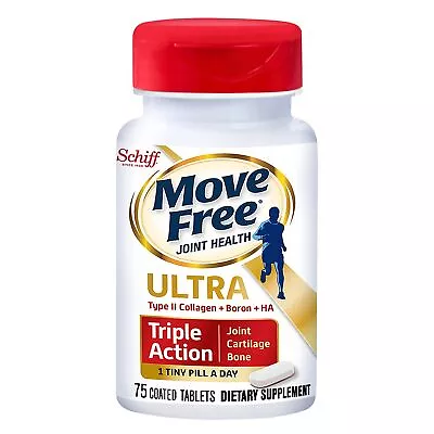 Schiff Move Free Ultra Triple Action Joint Supplement 75 Tablets • $36.99