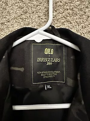 QILO X IRREGULARS Trucker Jacket In Multicam Black Camo Men’s Size XL • $75