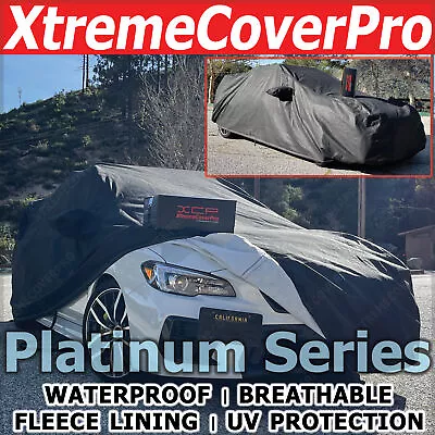 Waterproof Car Cover W/MirrPckt Black For 2020 2021 SUBARU WRX STi W/STi SPOILER • $89.99