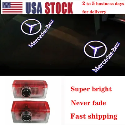 Ghost Door Step Courtesy HD Shadow Laser LED Light For Mercedes Benz A B E ML • $13.95