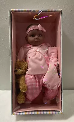 Molly P Originals Wendi 18  Baby Doll NEW In Box With Daisy Bear And Blanket NIB • $33.99