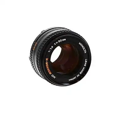 Minolta 50mm F/1.4 Rokkor-X MD Mount Standard Manual Focus Lens {55} • $69.99