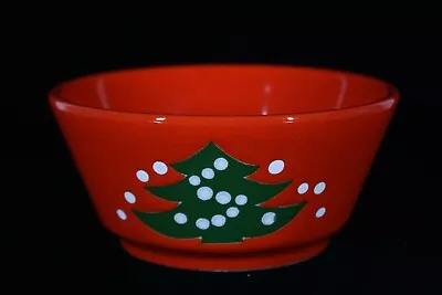 Discontinued Waechtersbach Germany Christmas Tree Pattern 4 3/4  Soup Bowl • $24.99