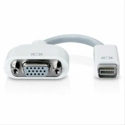 Apple Macbook IMac Projector Monitor Display Mini DVI Port To VGA Port Convertor • £2.25