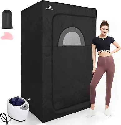 Portable Steam Sauna For Home Full Size Personal Steam Room Sauna Box Kit With  • $263.99