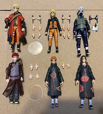 Toynami Naruto Shippuden 4” Action Figure Lot Of 6 Kakashi Itachi Pain Gaara… • $80