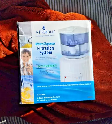 Vitapur VWF4 Water Filtration System For Top-load Water Dispensers NEW IN BOX • $125