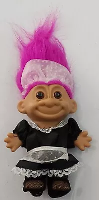 Russ Troll Doll 4.5  French Maid Purple Hair • $10