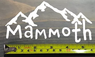 Mammoth Sticker Decal Mountain Ski 5.5  California Lakes Snowboard White June • $4.79