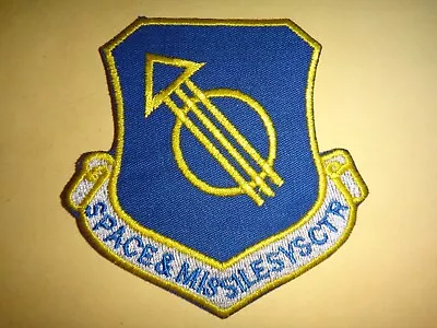 USAF Air Force SPACE & MISSILE SYSTEMS CENTER Patch • $9.99