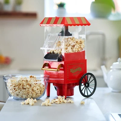 £28.95 • Buy Fat-Free Hot Air Carnival Popcorn Maker Popper Machine Retro 30's Style Healthy