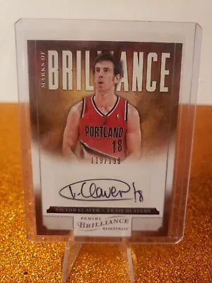 2012-13 Panini Brilliance Marks Of Brilliance #75 Victor Claver Auto /199  • $8