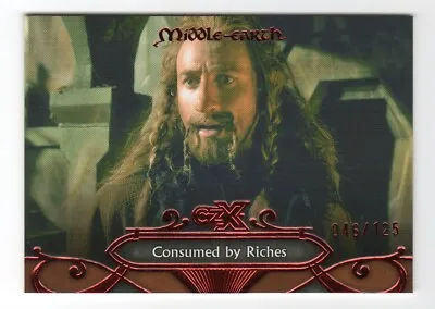 2022 Cryptozoic CZX Middle Earth Red #16 Consumed By Riches Serial #46/125 • $15.99