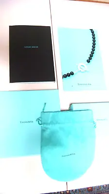 LOT Tiffany Design Catalogue Pamphlet Story Elsa Peretti Box & Velvet Pouch • $20