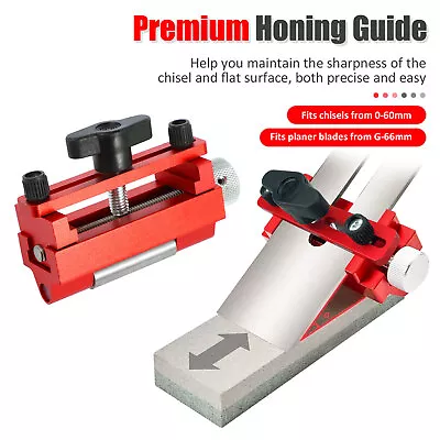 Honing Guide Jig Adjustable Honing Sharpening Tool Fixed Angle Wear ChQvT • $30.28