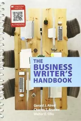 The Business Writer's Handbook - Spiral-bound By Alred Gerald J. - GOOD • $24.46