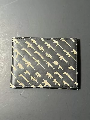 Vintage Rogue Status Gun Show Faux Leather Wallet • $120