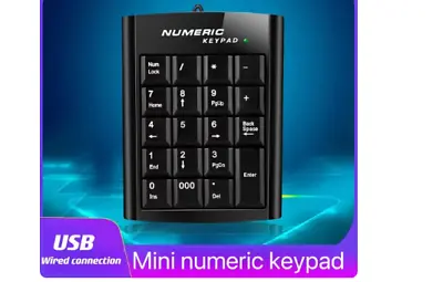 USB Number Pad Numpad Numeric Keypad Keyboard • £3.99