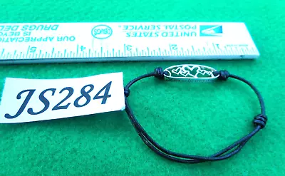 Vintage 925 Sterling Silver Jewelry Bracelet Multiple Hearts Love Motto JS284 • $7.99