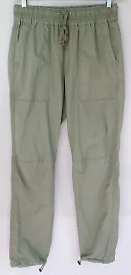 JOHN ELLIOTT Olive Green Cotton Ripstop Cinched Hem Cargo Pants Size 2 • $84