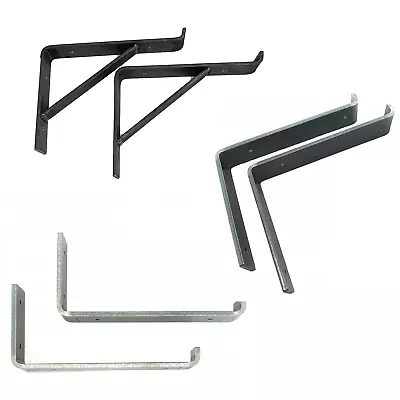 Scaffold Board Wall Shelf Brackets Heavy Duty Handmade Industrial Steel Metal • £9.79