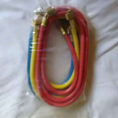 Yellow Jacket (60 In) - 5ft.  ( 3 Pak) Hose Set - New Refrigerant Charging Hoses • $102.98