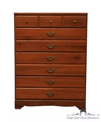 KROEHLER FURNITURE Solid Hard Rock Maple Colonial Early American 30  Chest Of... • $659.99