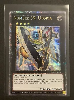 Number 39: Utopia - TN23-EN013 - Quarter Century Secret Rare - YuGiOh TCG • £1.75