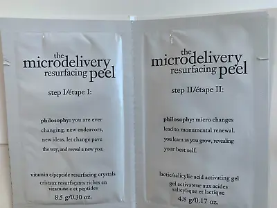 Philosophy The Microdelivery Resurfacing Peel 2 Step Vitamin C Lactic Salicylic • £4.25