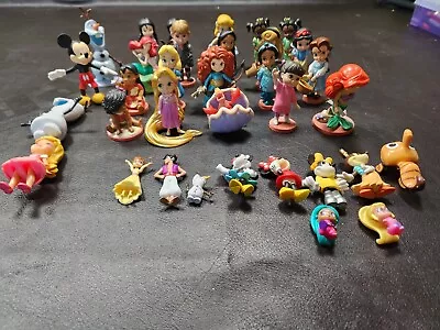 Disney Animators Collection Princess & Mini Figures 3” And Misc Lot Of 34 • $29.50