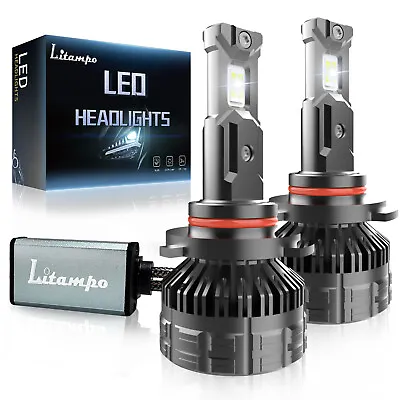 CANBUS 120W 9006 HB4 6000K White COB LED Headlight Kit Low Beam Pair Light Bulbs • $26.52