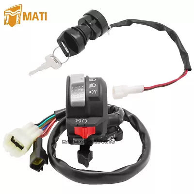 Start Stop Switch & Ignition Key Switch For Yamaha Raptor 350 660 YFM350 YFM660R • $24.89