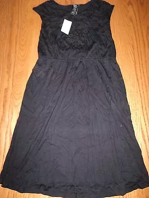 New Spense Womens Black Sundress Dress Short Sleeve S Small • $14.36