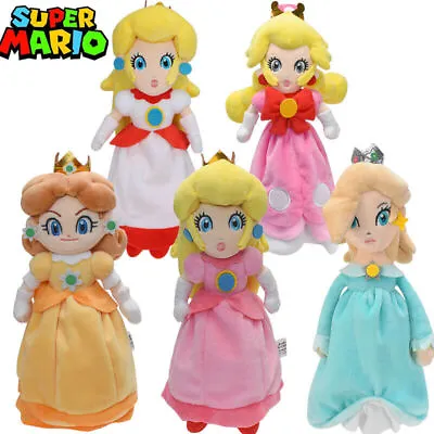 Anime Super Mario Bros Princess Series Plush Toys Soft Stuffed Doll Kids Gift US • $13.59