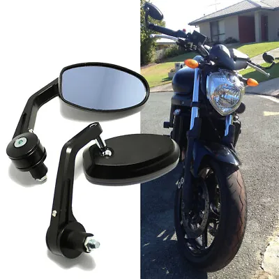 Handlebar Rearview Mirror For Harley Sportster 883 Street Bike Dirt Bike Chopper • $25.09