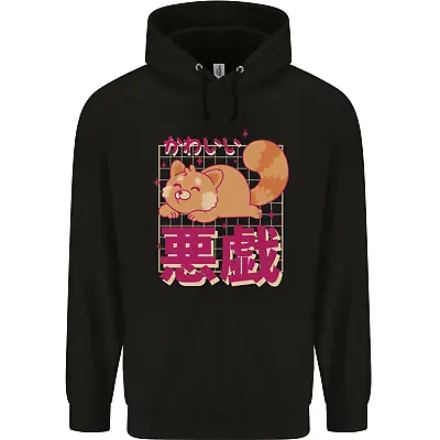 Kawaii Red Panda Japanese Cute Mens 80% Cotton Hoodie • £19.99