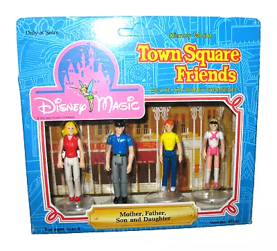 NEW  1988 Disney Magic Town Square Friends MOM DAD SON & DAUGHTER #60302 • $2.50