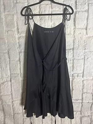 Backstage Black Wrap Dress. Size M.#T7 • $18.99