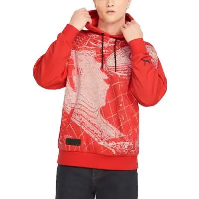Puma Mapf1 Statement Pullover Hoodie Mens Red Casual Athletic Outerwear 533495-0 • $24.99
