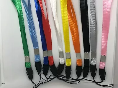 £3.15 • Buy 10x Lanyards Neck Strap ID Pass Card Badge Gym Key Mobile Phone Holder Free P&P