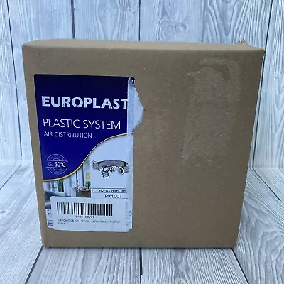 Europlast PK100T Extra 100mm 4 Inch Inline Duct Extractor Fan Kit System • £24.99