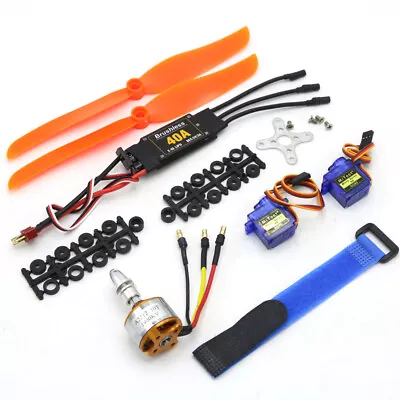 A2212 2212 2200KV 1400KV 1000KV Brushless Motor 30A 40A BLheli ESC SG90 9G Servo • $14.52