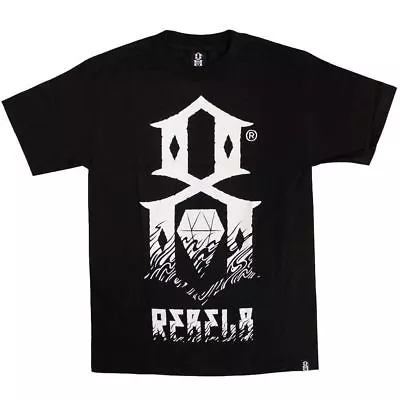 Rebel8 Up In Flames T-shirt Black • £24.99