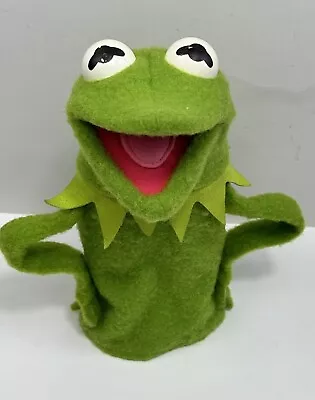Fisher Price Vtg Kermit The Frog Hand Puppet  Jim Henson 1978 Muppet 860 • $34.99